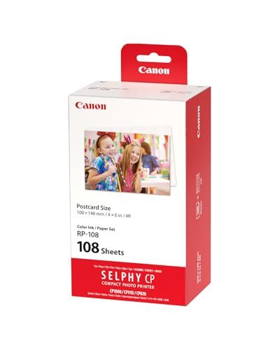Canon DSC P SIZE color INK/PAPER SET RP-108