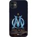 Maniacase iPhone 11 OM-logo blauw en goud stadion hoesje