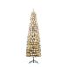 Black box Charlton Pilar x-mas tree led green frosted warm white 160L TIPS 362 with timer & dimmer - h215xd56cm