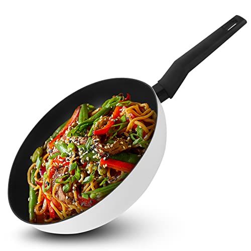 FACKELMANN Wokpan Balance 30 cm - Anti-aanbak - Inductie - Gerecycled Aluminium