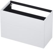 INK - Onderkast 2 Laden Push To Open 65cm Gelakt - 1000x450x650 Mm - Mat Wit