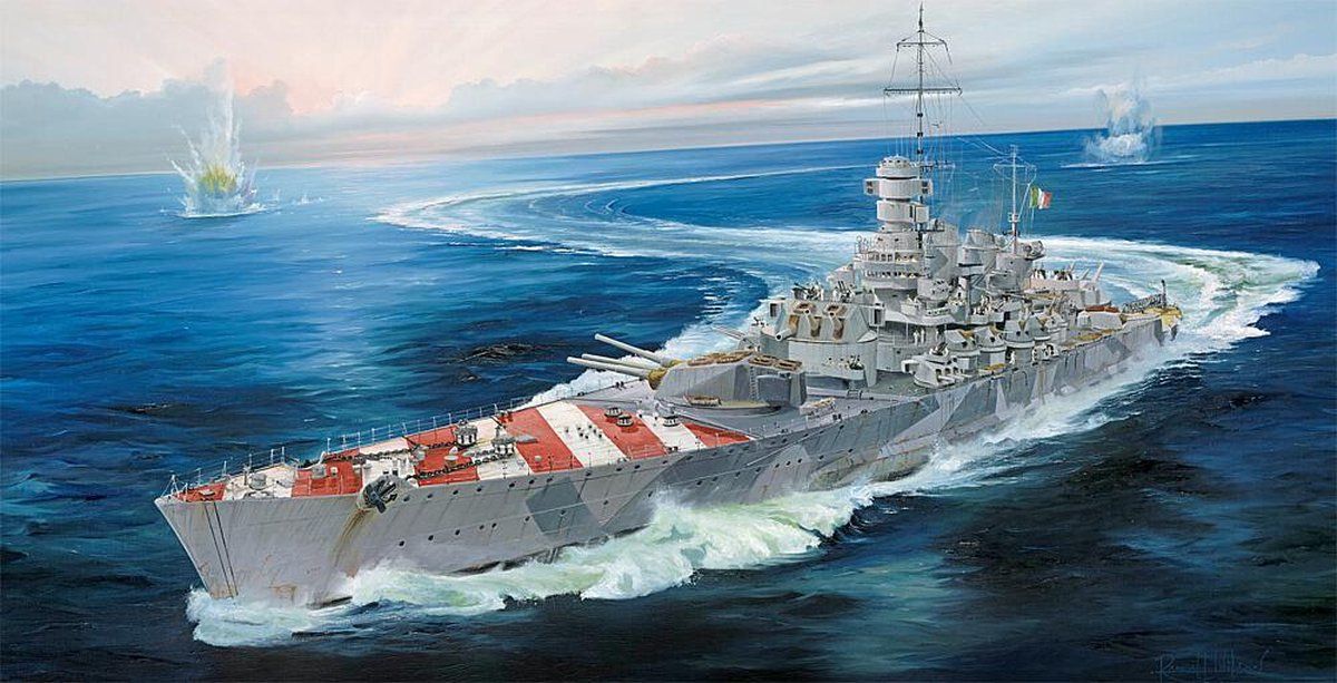 Trumpeter 1/700 ITALIAN NAVY BATTLESHIP RN ROMA 1943