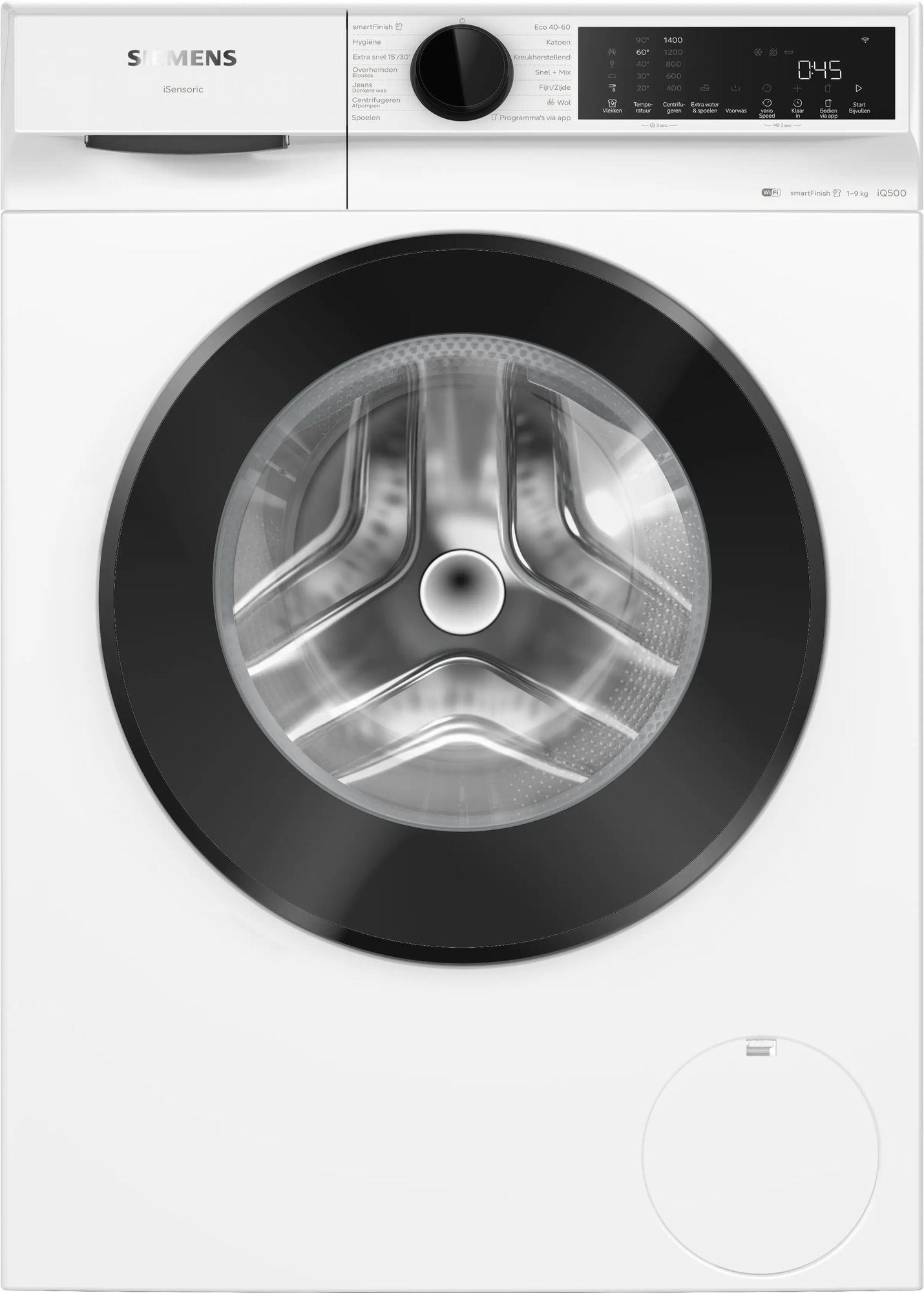 Siemens WG44J200NL - iQ500 - Wasmachine – 9 kg – 1400 rpm – Energieklasse A - smartFinish