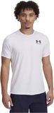 Under Armour UA Heatgear Fitted SS T-shirt Heren Wit XL
