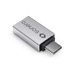 Sonero X-UA100 USB-adapter (USB-C stekker naar USB-A-aansluiting) aluminium/zilver