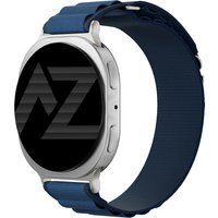 Accezz Nylon Alpine bandje voor de Samsung Galaxy Watch 9 / Watch 8 / Classic - Dark Blue