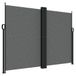 Clôture de jardin extensible 180x1200 cm anthracite