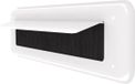 door-line Tochtklep - Wit - Aluminium - binnen wit 52.00.125