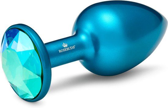 Rosebuds™ Medium Alu Blue Crystal