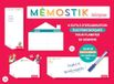 Mémostik: 4 outils d'organisation électrostatiques pour planifier sa semaine, avec 1 feutre effaçable