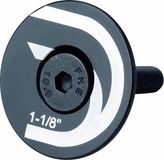 Deda Flat top cap voor 1 1/8'' balhoofdstel - Wit/Zwart