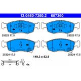 ATE Kit de plaquettes de frein, frein à disque 13.0460-7360.2 Abarth 77368668