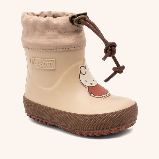 Bisgaard Miffy X Bisgaard Thermo Rubber Boots Beige Unisex Kinderen Maat 27