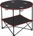 OEM Wan GmbH Hittebestendig - Campingtafel - Klaptafel - 2 Lagen - Met Draagtas - Zwart - 72x72x61 CM