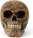 Puckator Schedel damast - kunsthars - beeld - accessoire