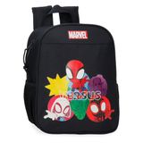 Joumma Marvel Versus Kleuterrugzak, zwart, 21 x 25 x 10 cm, polyester, 6,44 l, Zwart, Eén maat, kleuterschool rugzak