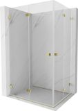 Mexen Lunar-F Duo douchecabine pliante 90 x 75 cm, transparent, or