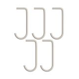 Crochet en J lot de 5 Beige