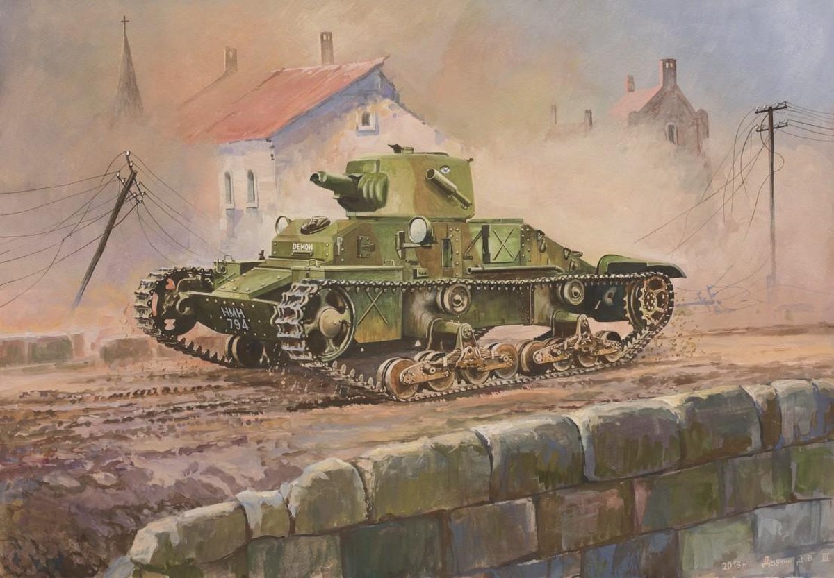 Zvezda - British Light Tank Matilda Mk I (Zve6191)