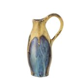 Bloomingville Vaas Jenkins – blauw/goud – 20 cm