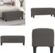 vidaXL Bankje 100x35x41 cm kunstleer grijs