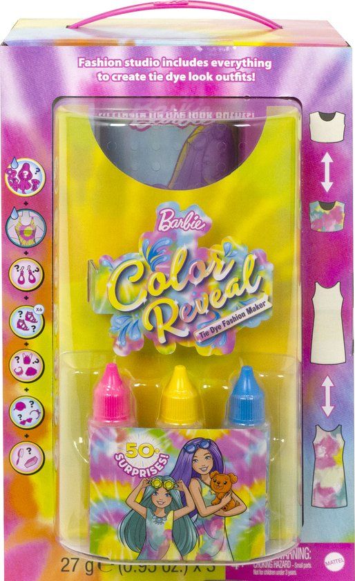 Barbie Color Reveal Tie Dye Maker - HCD29 - 6+ Years