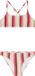 Protest Prtsheila Jr Bandeau Bikini Set Meisjes Gestreept Roze
