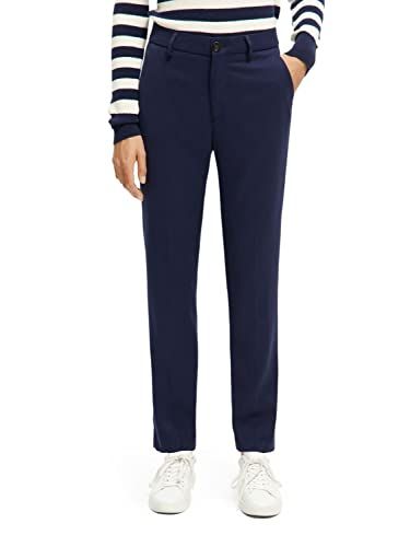 Scotch & Soda Lowry Mid Rise Slim Women's Trousers - Marine 0004 - 26W