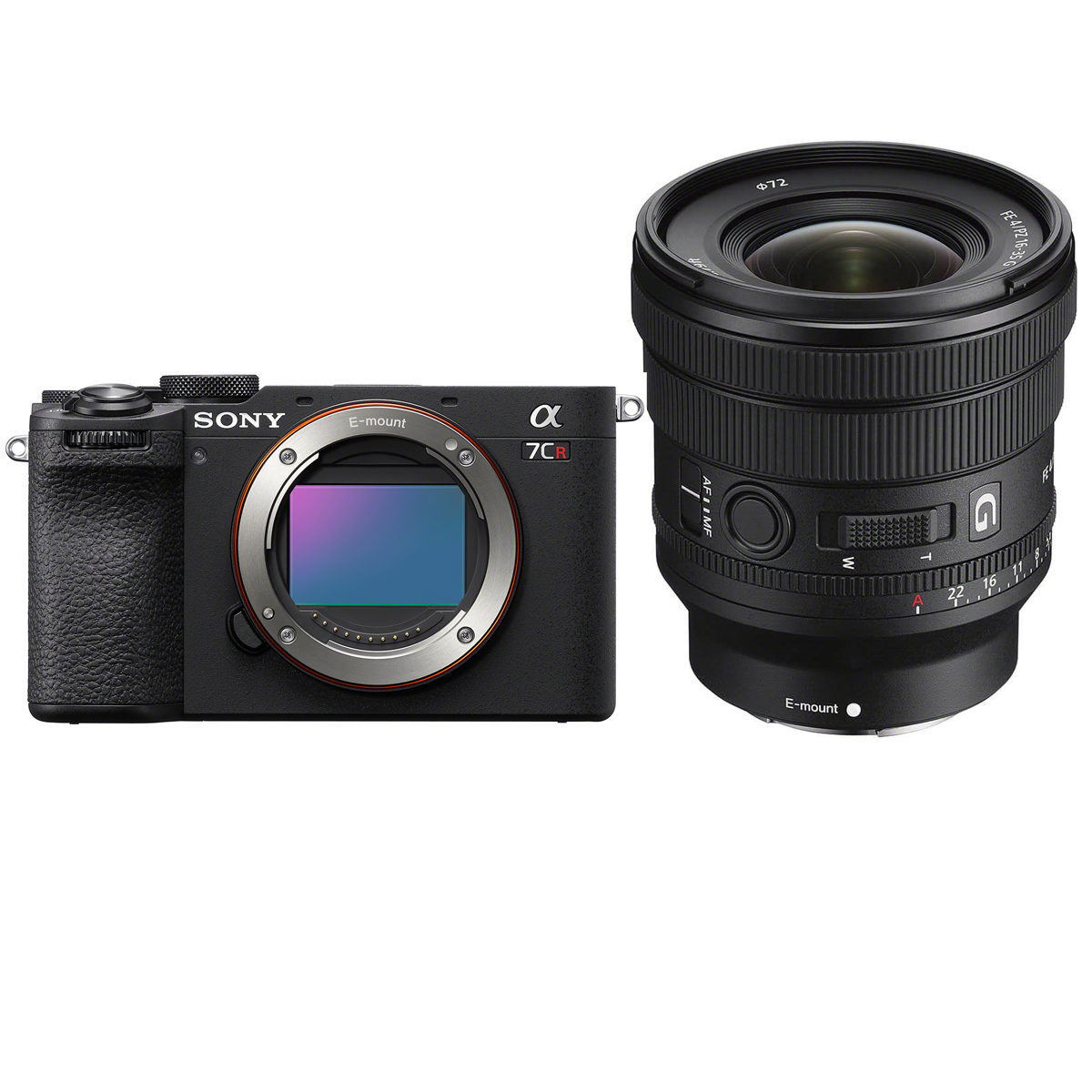 Sony A7C R systeemcamera Zwart + 16-35mm f/4.0 G