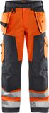 Blåkläder Werkbroek High Vis 1568-1811 - High Vis Oranje/Medium Grijs - Maat 54