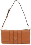 GUESS Maylee Flap Shoulder Bag Caramel Lichtbruin