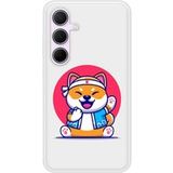 Samsung Galaxy A55 Shiba ninja Verstevigd hoesje met sublimatie bedrukking