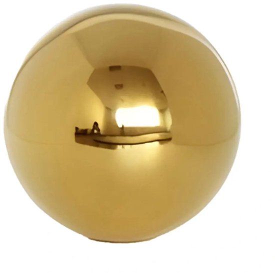Buitengewoon de boet Deco Heksenbol Goud Glans Roestvrij Staal 25 cm