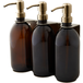 Nickel Distributeur de savon triple mural