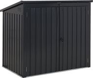 Beliani MOENA Abri de jardin - Gris - Acier - 2550,5 l - 158x134x96 cm
