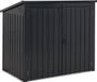 Beliani MOENA Abri de jardin - Gris - Acier - 2550,5 l - 158x134x96 cm