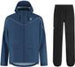 Rogelli Commuter Essential Regenpak Unisex - Waterdicht - Zwart/Blauw - 3XL