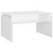 VidaXL Salontafel, hoogglans wit, 68x50x38 cm
