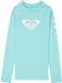 Roxy Whole Hearted Rash Guard Lange Mouwen Meisjes Aqua Splash