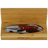 Grunwerg Klassiek ontworpen obermes in luxe bamboe presentatiedoos, hout, 14 cm x 5,5 cm x 3 cm