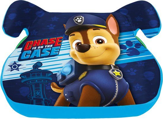 4KidsOnly Nickelson Paw Patrol Chase Zitverhoger Auto 15-36 Kg Blauw