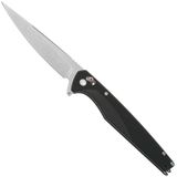 ANV: Acta Non Verba ANV A300BB, Stonewashed Sandvik 14C28N, Black G10, Flipper zakmes