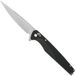 ANV: Acta Non Verba ANV A300BB, Stonewashed Sandvik 14C28N, Black G10, Flipper zakmes
