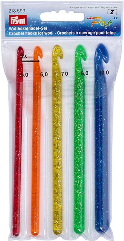 Prym Haaknaaldenset Pop 5.0 - 10.0mm Kunststof Uni