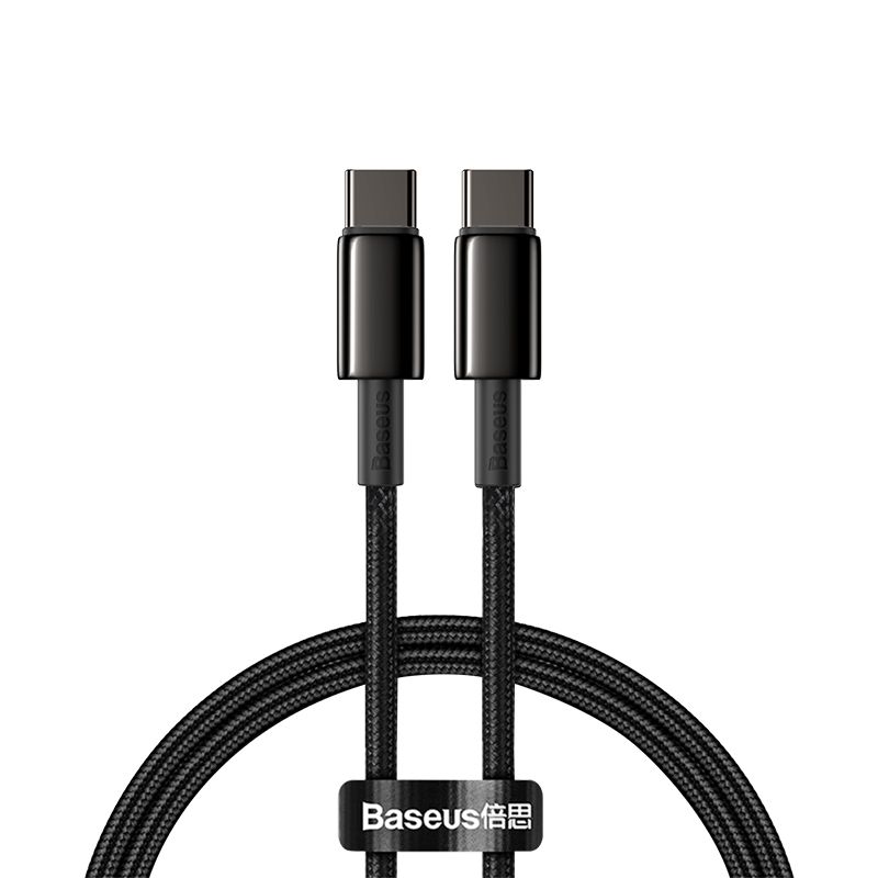 Baseus USB-C naar USB-C Kabel - 1 Meter - 100 W