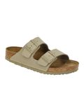 Birkenstock Arizona Slippers Senior Beige Leer Unisex Maat 35
