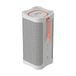 Skullcandy Terrain XL draadloze Bluetooth draagbare luidspreker, IPX7 waterdicht, 18 uur batterij, echte draadloze stereo met ingebouwde draagriem voor reizen en buitengebruik - bone/oranje