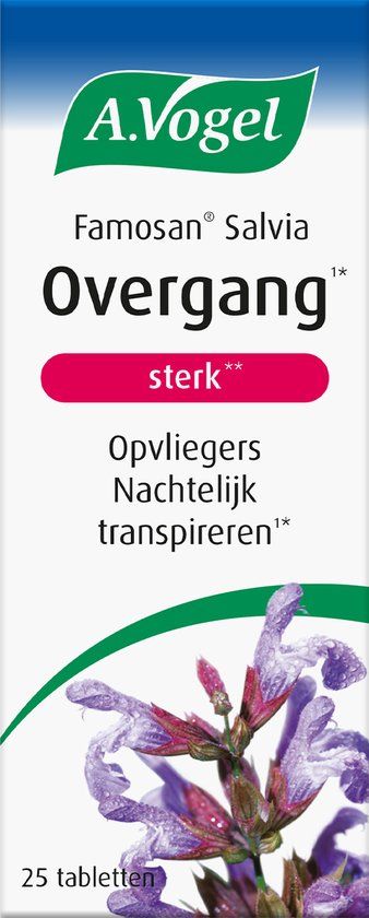 A.Vogel Famosan Overgang Salvia sterk tabletten - 25 stuks