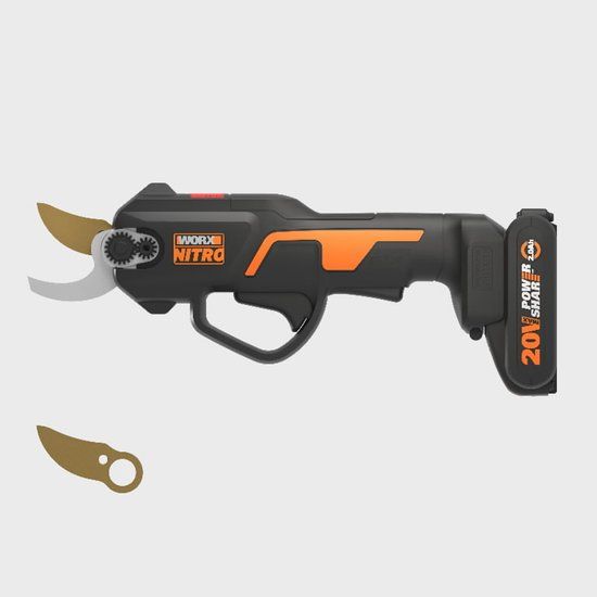 Worx Nitro WG330E Draadloze Snoeischaar Incl, Accu + Lader