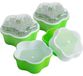 Bacs de germination - 16 cm - Avec couvercle - Sans BPA - Lot de 4